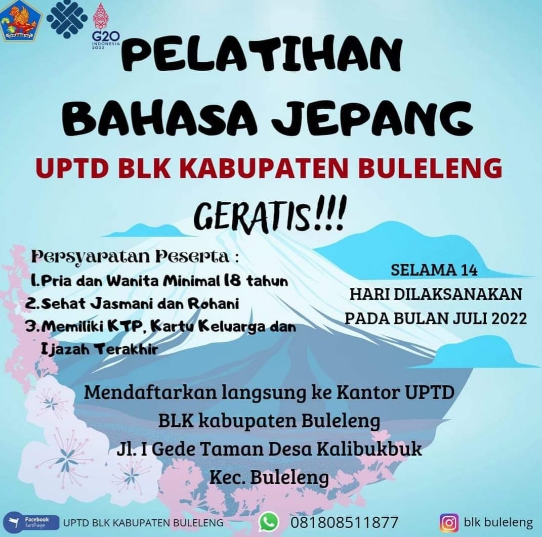 Imfo Pelatihan Bahasa Jepang